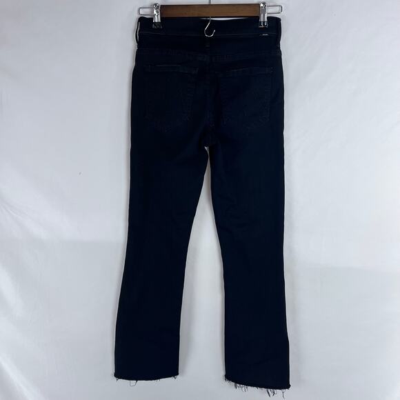 MOther Denim Insider Crop Step Fray Night in Paris Women's Jeans Size 26 $248 - Picture 4 of 14